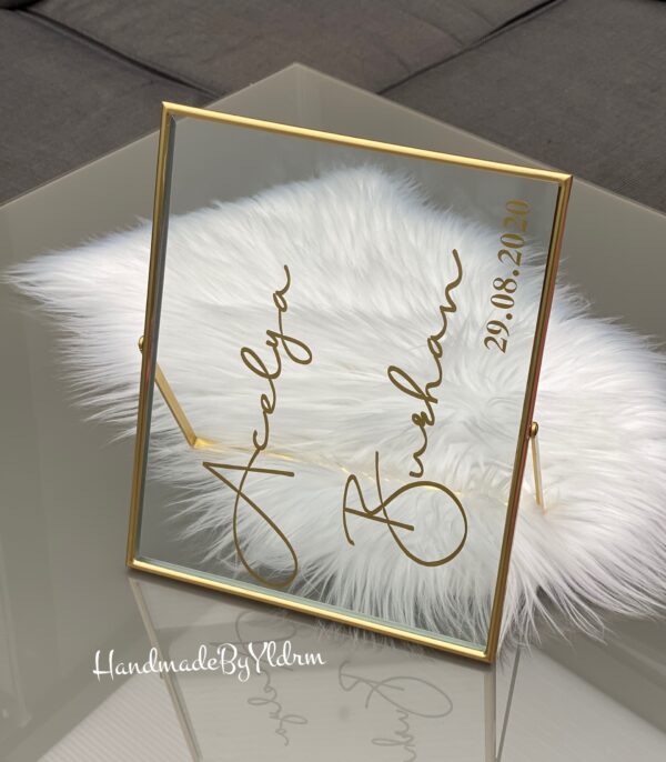 Luxe gouden frame Lijst