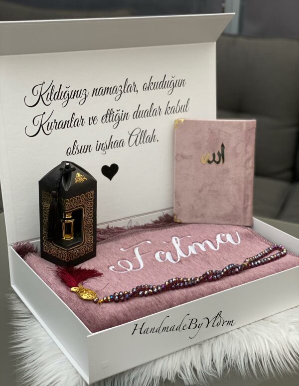 Kleed box met tespih, boekje en geurtje - Afbeelding 6