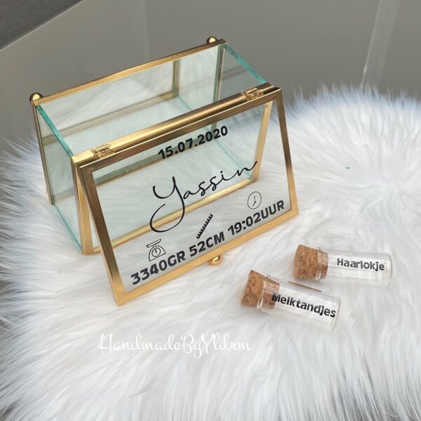geboorte box met buisjes