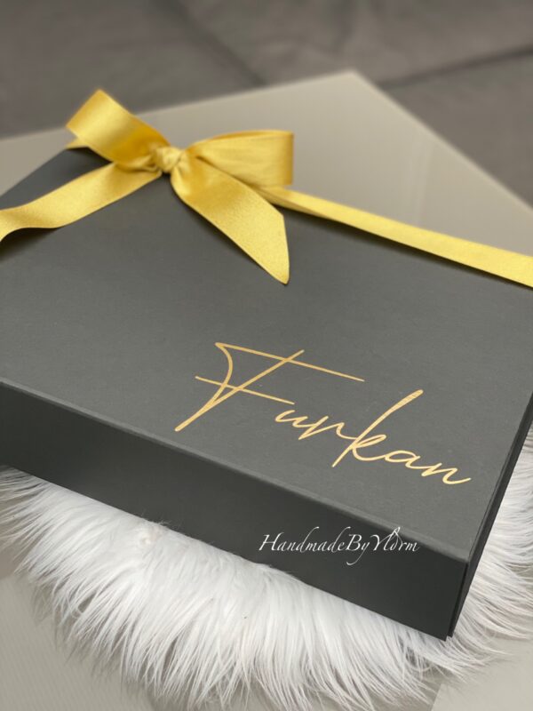 A4 geschenkdoos met lint - Afbeelding 3