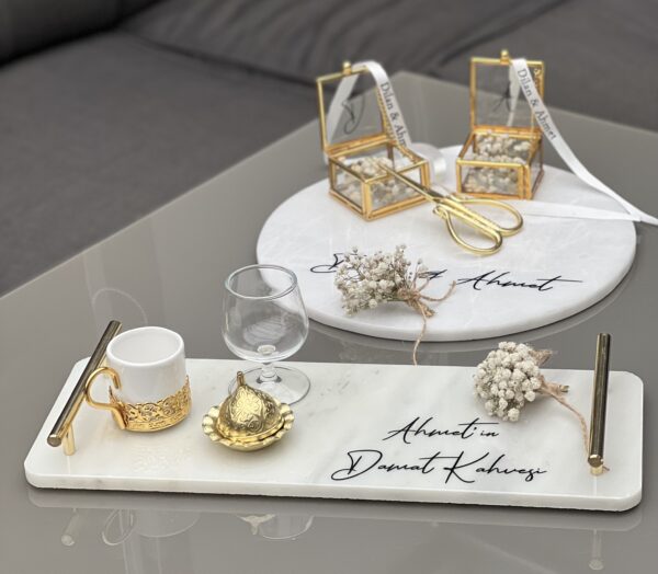 Luxe groom dienblad met handvaten - Afbeelding 4