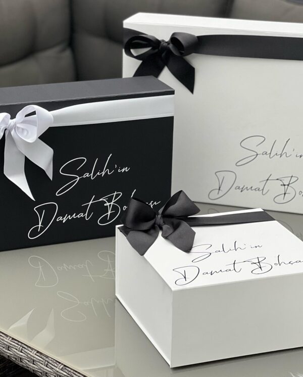 A4 geschenkdoos met lint - Afbeelding 4