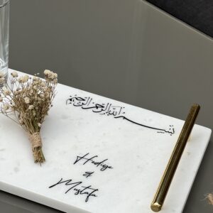 Luxe groom dienblad met handvaten