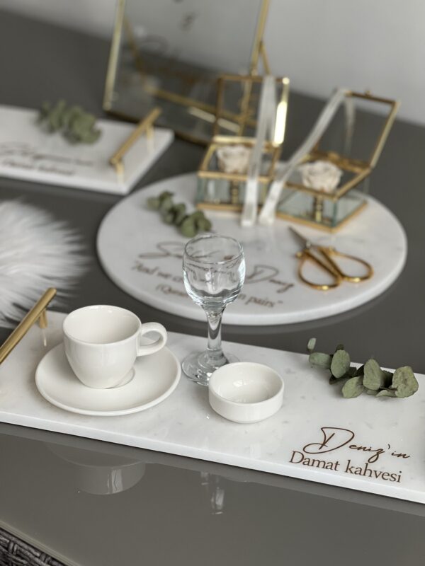 Luxe groom dienblad met handvaten - Afbeelding 9