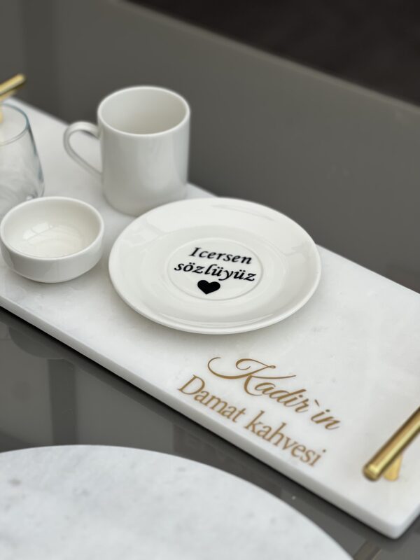 Luxe groom dienblad met handvaten - Afbeelding 8